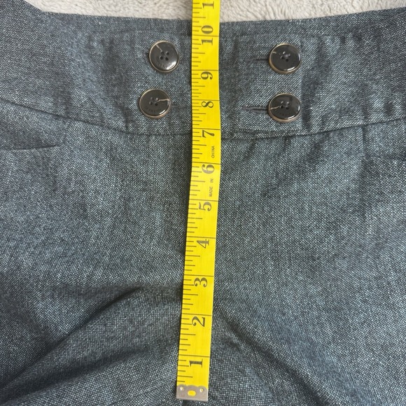 Express Design Studio Women's Sz 4 Blue Wide Leg Trousers Wool Blend - Picture 8 of 16